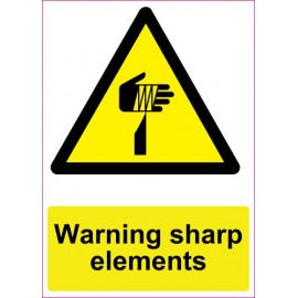 Lipdukas Warning sharp elements